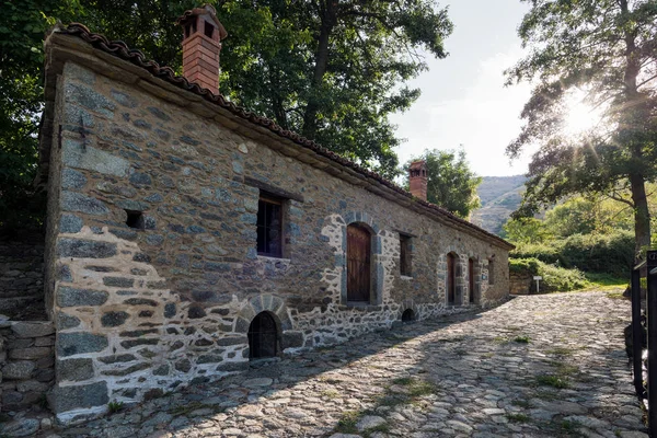 Molino Agua Tradicional Restaurado Aldea Agios Germanos Los Lagos Prespes — Foto de Stock