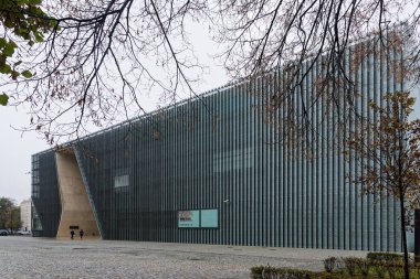 Polin Müzesi, bir Polonyalı Yahudilerin, tarihin görünümünü üzerinde 22 Ekim 2017 yılında Varşova, Polonya