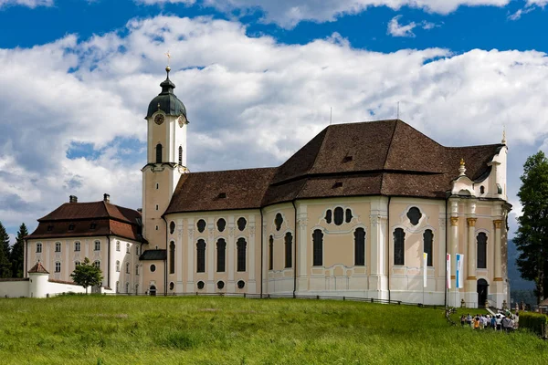 ユネスコ ドイツのババリア地方のロココの傑作 ヴィースの巡礼教会 — ストック写真