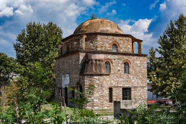 Utsikt Över Den Historiska Muharram Pasa Moskén Staden Elassona Thessalien — Stockfoto