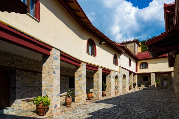 Histórico Monasterio Santísima Trinidad Esparmos Situado Norte Tesalia Lado Suroeste — Foto de Stock