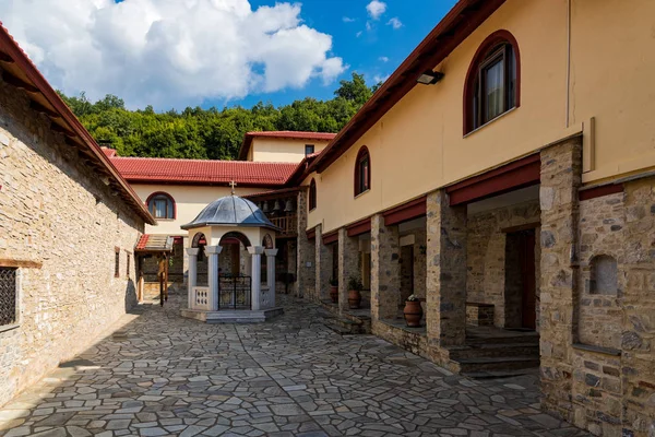 Histórico Monasterio Santísima Trinidad Esparmos Situado Norte Tesalia Lado Suroeste — Foto de Stock