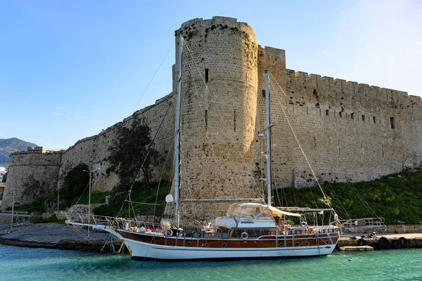 Kyrenia Castle Cyprus View Old Harbour — Stock Photo, Image