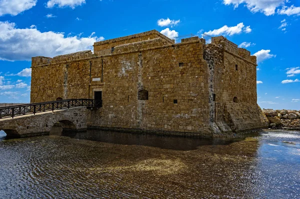 Paphos Cyprus March 2019 View Paphos Castle — Stock Photo, Image