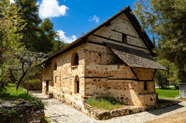 Vista Iglesia Agios Nikolaos Tis Stegis Declarada Patrimonio Humanidad Por —  Fotos de Stock