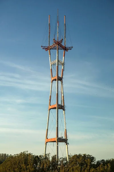 Tekintettel a Twin Peak San Francisco, Amerikai Egyesült Államok. — Stock Fotó