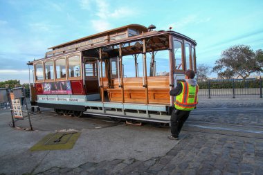 San Francisco,Abd-12 Aralık 2018:Yetkililer Teleferik çeker