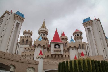 Las Vegas,Abd-8 Aralık 2018:Excalibur otel ve kumarhanesi