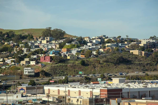 San francisco,USA-December 13,2018:Modern village on mountain is — Stock Photo, Image