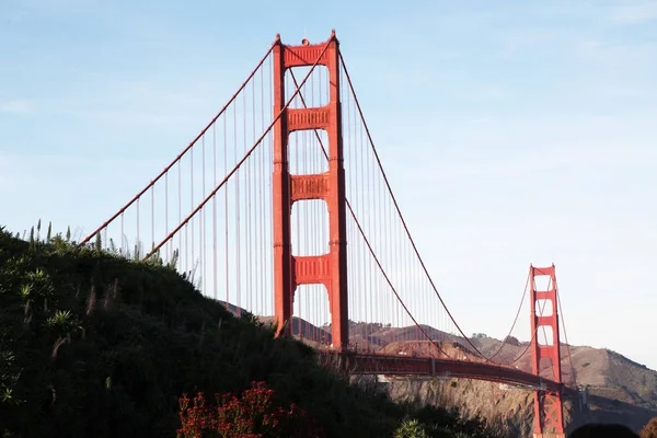 Zicht op de Golden Gate Bridge. San Francisco, Californië, Verenigde Staten. — Stockfoto