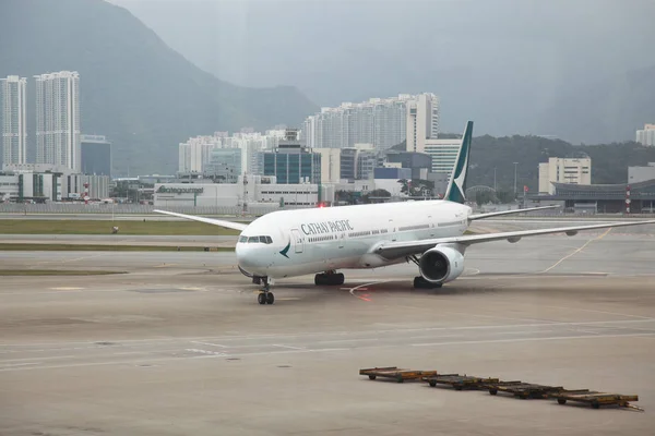 Hongkong havaalanı,hongkong-6 Aralık 2018: Uçak cathay pacific 