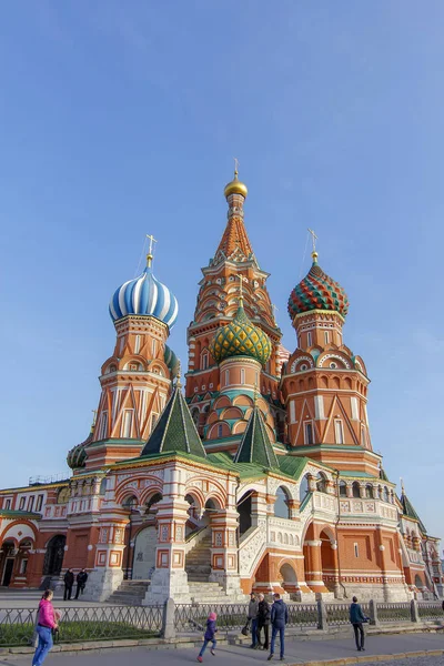 Moscou, Russie, 8 OCTOBRE 2014 : Cathédrale Saint-Basile à Red — Photo