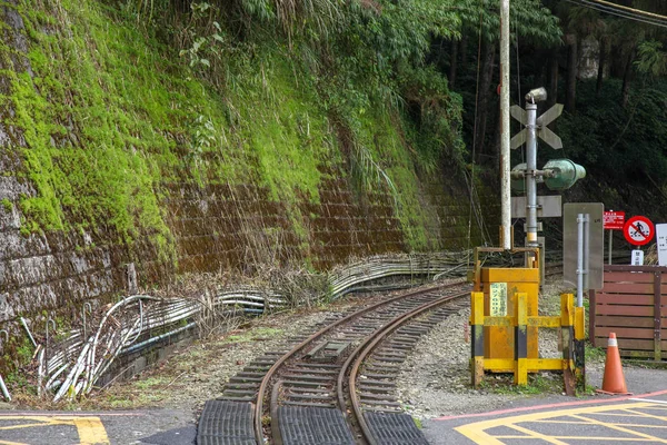 Fenchihu, Taiwan-15 oktober 2018: Fenchihu gamla tåg station vid Al — Stockfoto