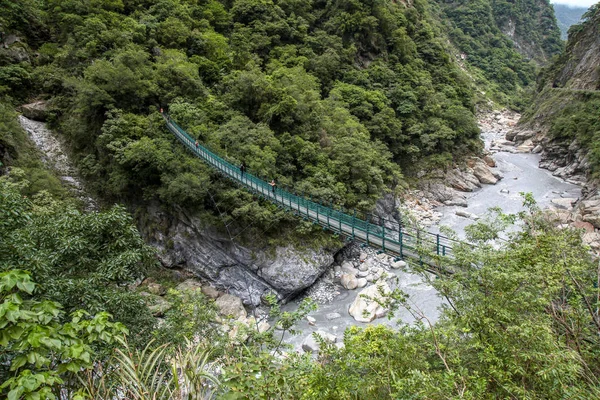 Hualien, Taiwan-outubro 25,2018: Vista Paisagem em Taroko green r — Fotografia de Stock