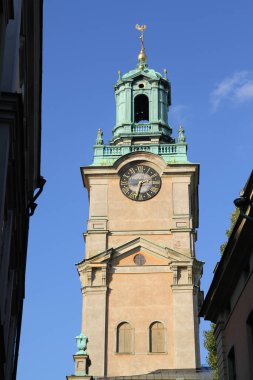 Stockholm,İsveç - 15 Ekim 2015:Gamla Stan S'deki Eski Bina