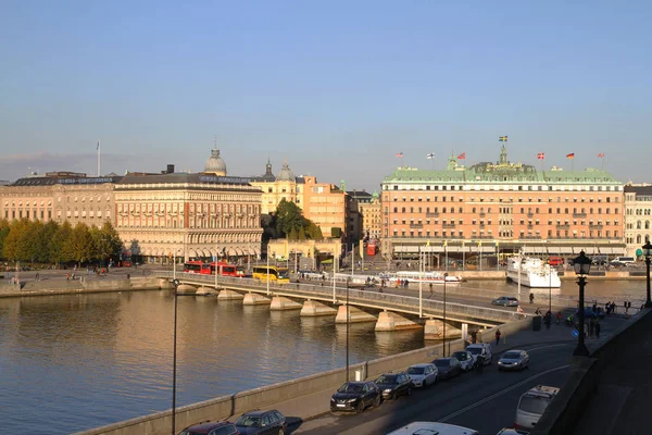 Stockholm, schweden - 15. oktober 2015: blick über stockholms stadt i — Stockfoto