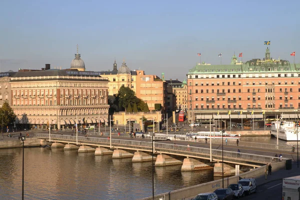 Stockholm, Sverige-15 oktober, 2015: utsikt över Stockholm City i — Stockfoto