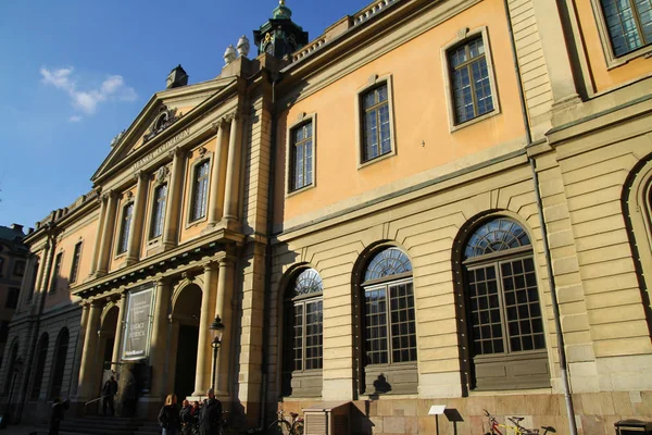 Stockholm, schweden - oktober 15, 2015: altes gebäude in gamla stan s — Stockfoto