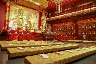 Chinatown,Singapur - 11 Nisan 2016:ri iç görünümü