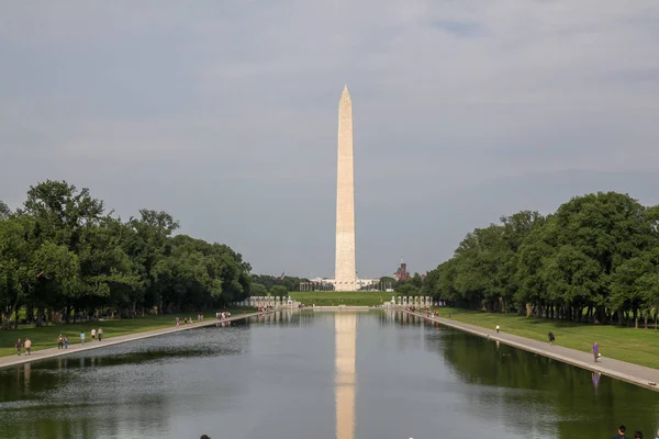 Washungton D.C., EUA-junho 14,2018 - Paisagem Monumento a Washington — Fotografia de Stock