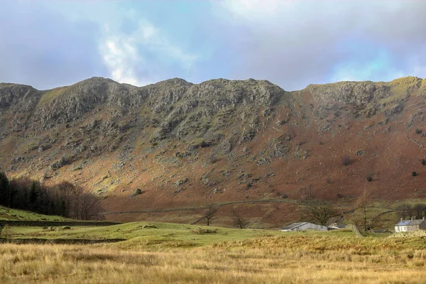 Vista da montanha na natureza na Inglaterra — Fotografia de Stock