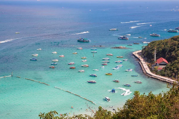 Koh Lan, Thailandia-9 febbraio 2014: visita turistica e speed boat st — Foto Stock