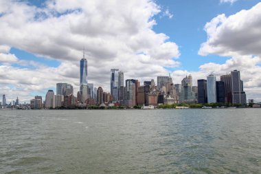New York,ABD-15 Haziran 2018 :Yelkenliye bakın seyir halinde 
