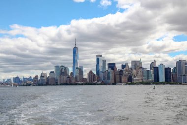 New York,ABD-15 Haziran 2018 :Yelkenliye bakın seyir halinde 