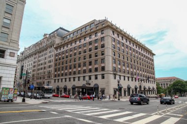 Washington Dc, ABD-14 Haziran 2018: R'den bina görünümü