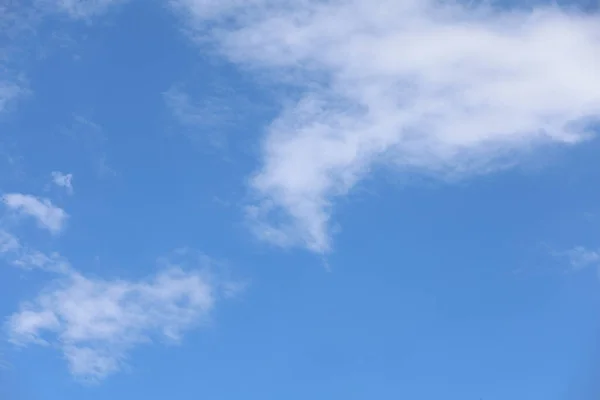 Widok Błękitne Niebo Zachmurzenie Skyscape Lato Tajlandii — Zdjęcie stockowe