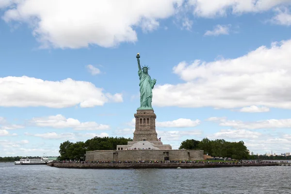 Die Freiheitsstatue Ist Berühmt New York Usa — Stockfoto