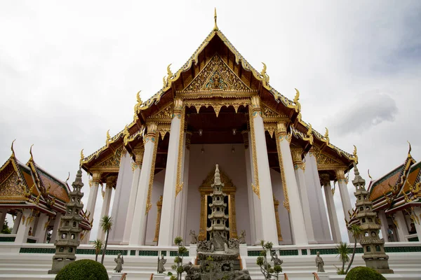 Bangkok Thajsko Červenec 2020 Chuch Krásná Památka Slavný Chrámu Suthat — Stock fotografie