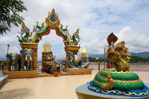 Chiang Rai Thailand Juli 2020 Das Zeichen Des Goldenen Dreiecks — Stockfoto