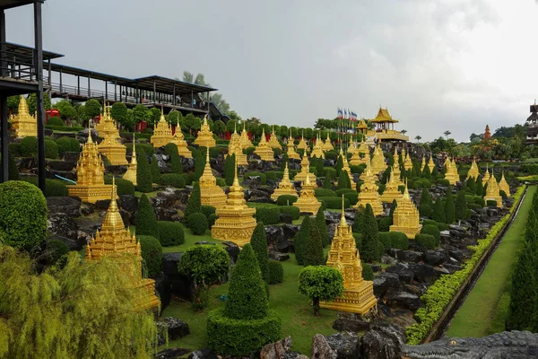 Pattaya Tajlandia Wrzesień 2020 Widok Ogród Jest Piękny Nong Nooch — Zdjęcie stockowe