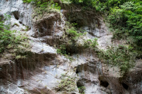 Vista Del Paisaje Natural Montaña Parque Nacional Del Taroko Hualien — Foto de Stock