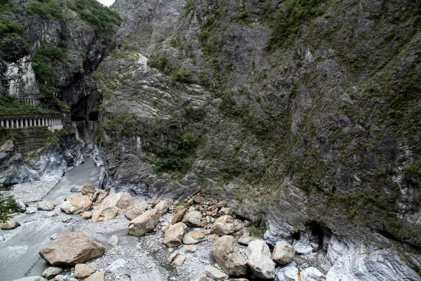 Vista Natureza Paisagem Montanha Parque Nacional Taroko Hualien Taiwan — Fotografia de Stock