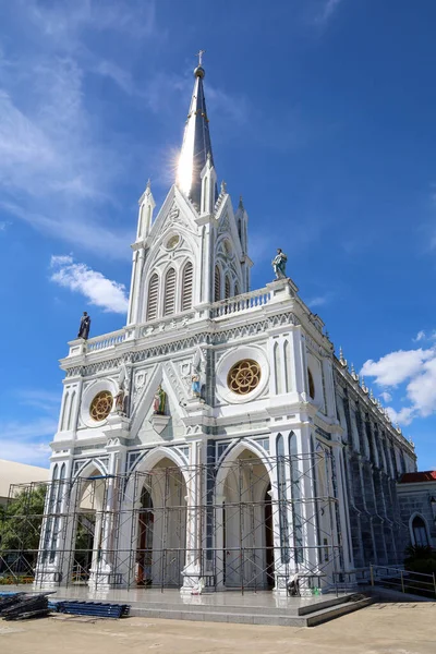 Amphawa Tailandia Junio 2020 Natividad Nuestra Señora Catedral Chuch Hermoso —  Fotos de Stock