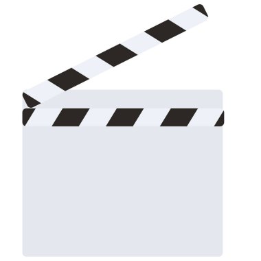 boş yönetmen film fıçı tahtası fıçı tahtası veya saydam arka plan vektör illüstrasyon izole