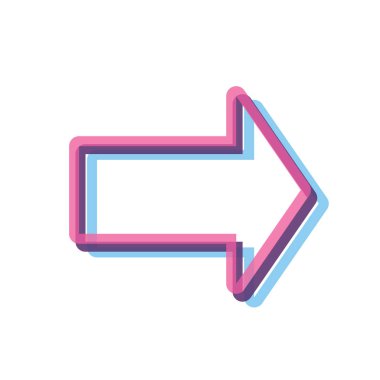 Oklar zarif stil vektör beyaz arka plan ve ok iconillustration üzerinde ücretsiz