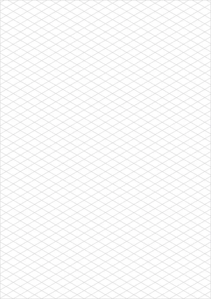 Papier Quadrillé Isométrique Portrait Vecteur — Image vectorielle