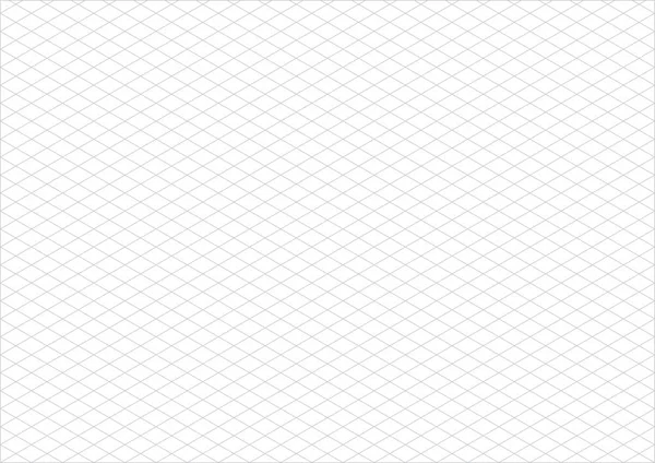 Papier Quadrillé Isométrique Vecteur Paysage — Image vectorielle