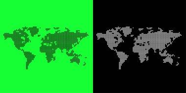 Dünya Haritası harita stilinden arka plan vektör çizim üzerinde ücretsiz