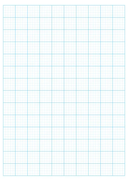 蓝色网格纸2 网格和图形刻度1 矢量插图 — 图库矢量图片