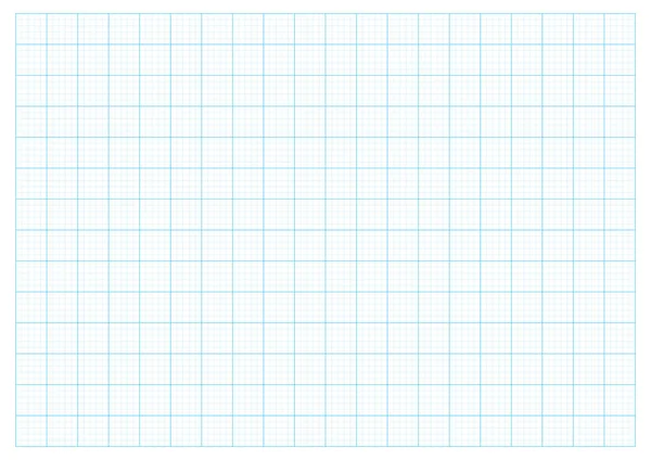 Голубая Grid Paper Grid Graph Scale Vector — стоковый вектор