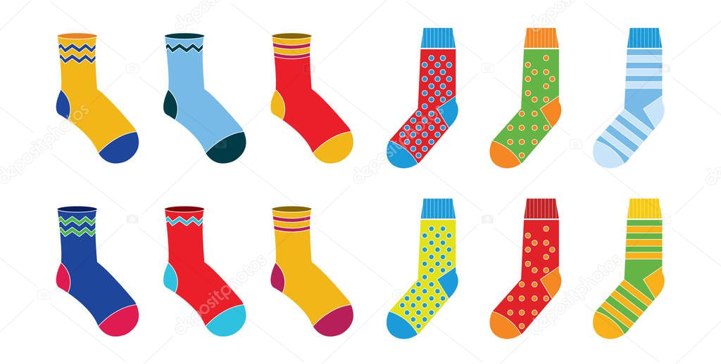 sock clipart sock drawing sock icon symbol isolated on white background vector illustration