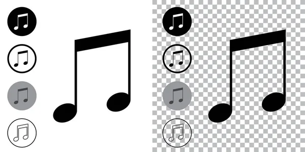 音乐符号 音乐符号的元素 图标和注释 音乐图标矢量 — 图库矢量图片