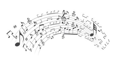 müzik sembolü arka plan , Elements müzikal arka plan müziği arka plan vektör