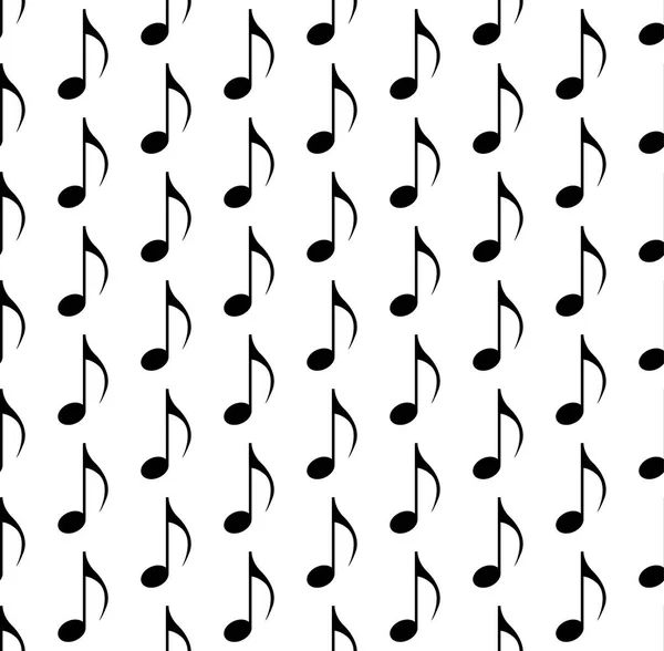 Sömlösa Musikaliska Symboler Och Markerar Sömlös Bakgrund Med Noter Sömlös — Stock vektor