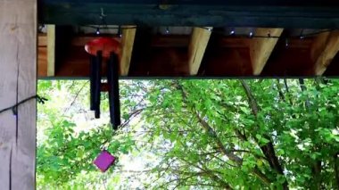 Usulca rüzgarda Rüzgar chimes 