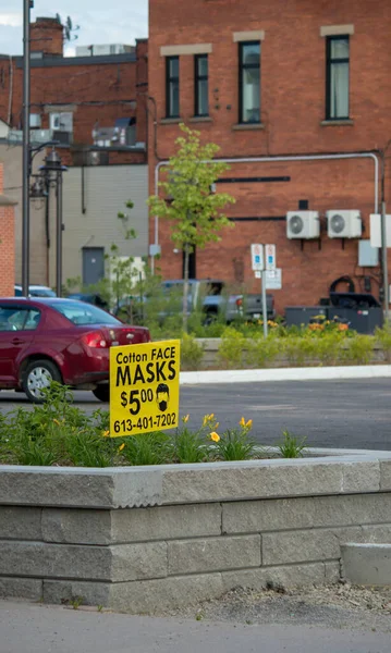 Pembroke, ON, Kanada - 29 Haziran 2020: Satılık pamuk yüz maskesi